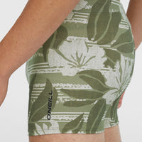 Essentials Floral zwemboxer | Green Tonal Dusty Flower