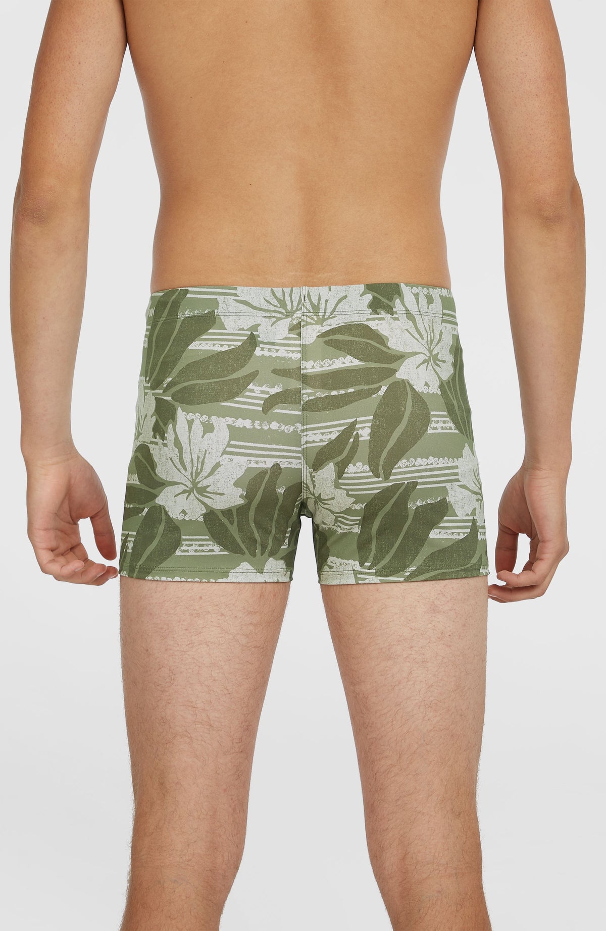 Essentials Floral zwemboxer | Green Tonal Dusty Flower