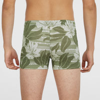 Essentials Floral zwemboxer | Green Tonal Dusty Flower