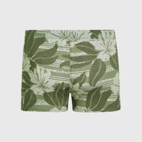 Essentials Floral zwemboxer | Green Tonal Dusty Flower