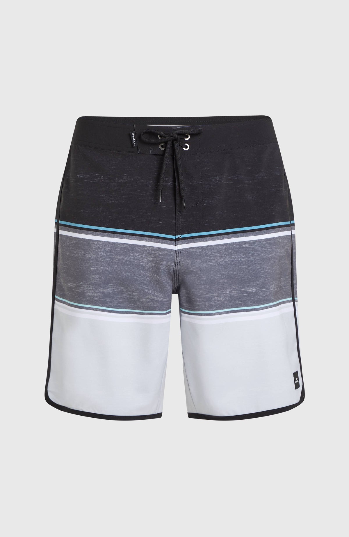 Lennox Scallop 19'' boardshort | Black Out Colour Block