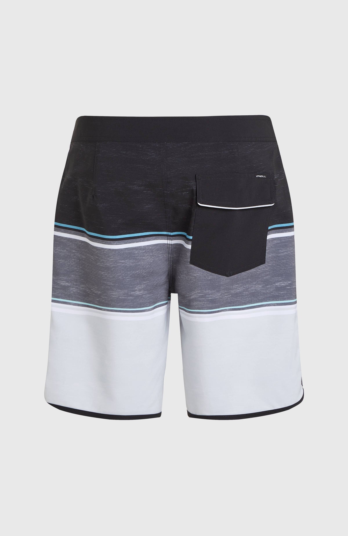 Lennox Scallop 19'' boardshort | Black Out Colour Block