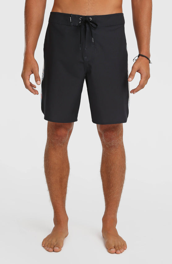 Hyperfreak Tech Panel 18'' boardshort | Black Tech Panel