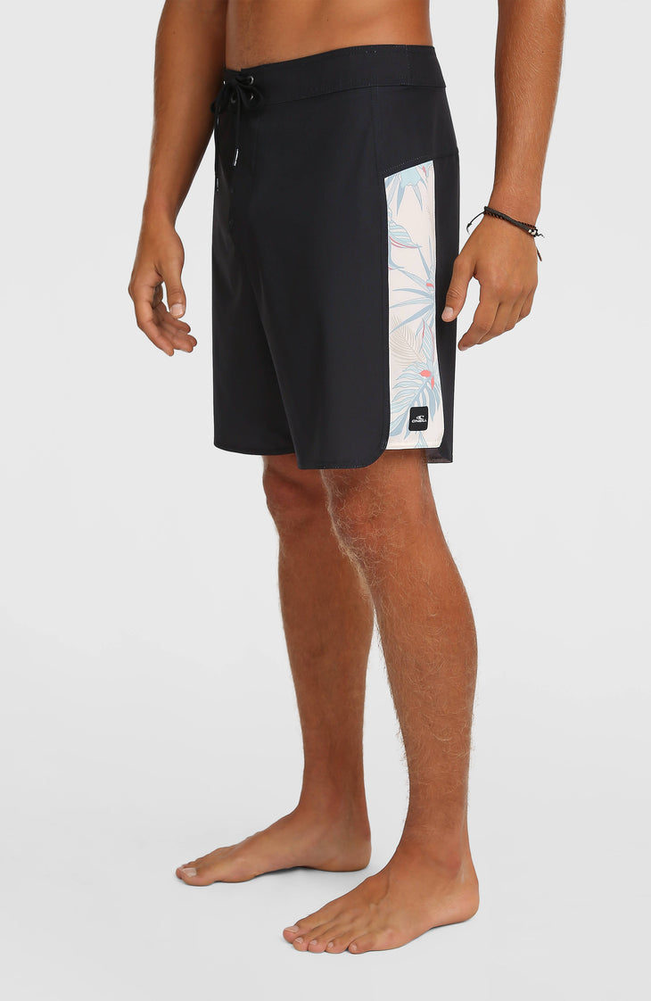 Hyperfreak Tech Panel 18'' boardshort | Black Tech Panel