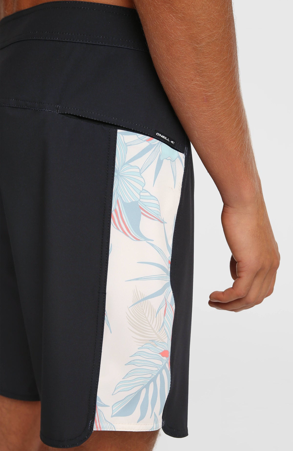 Hyperfreak Tech Panel 18'' boardshort | Black Tech Panel