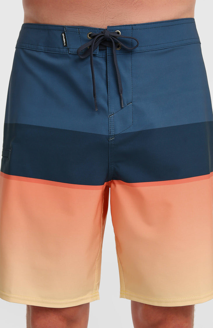 Hyperfreak Heat Block 19'' boardshort | Persimmon Heat Block