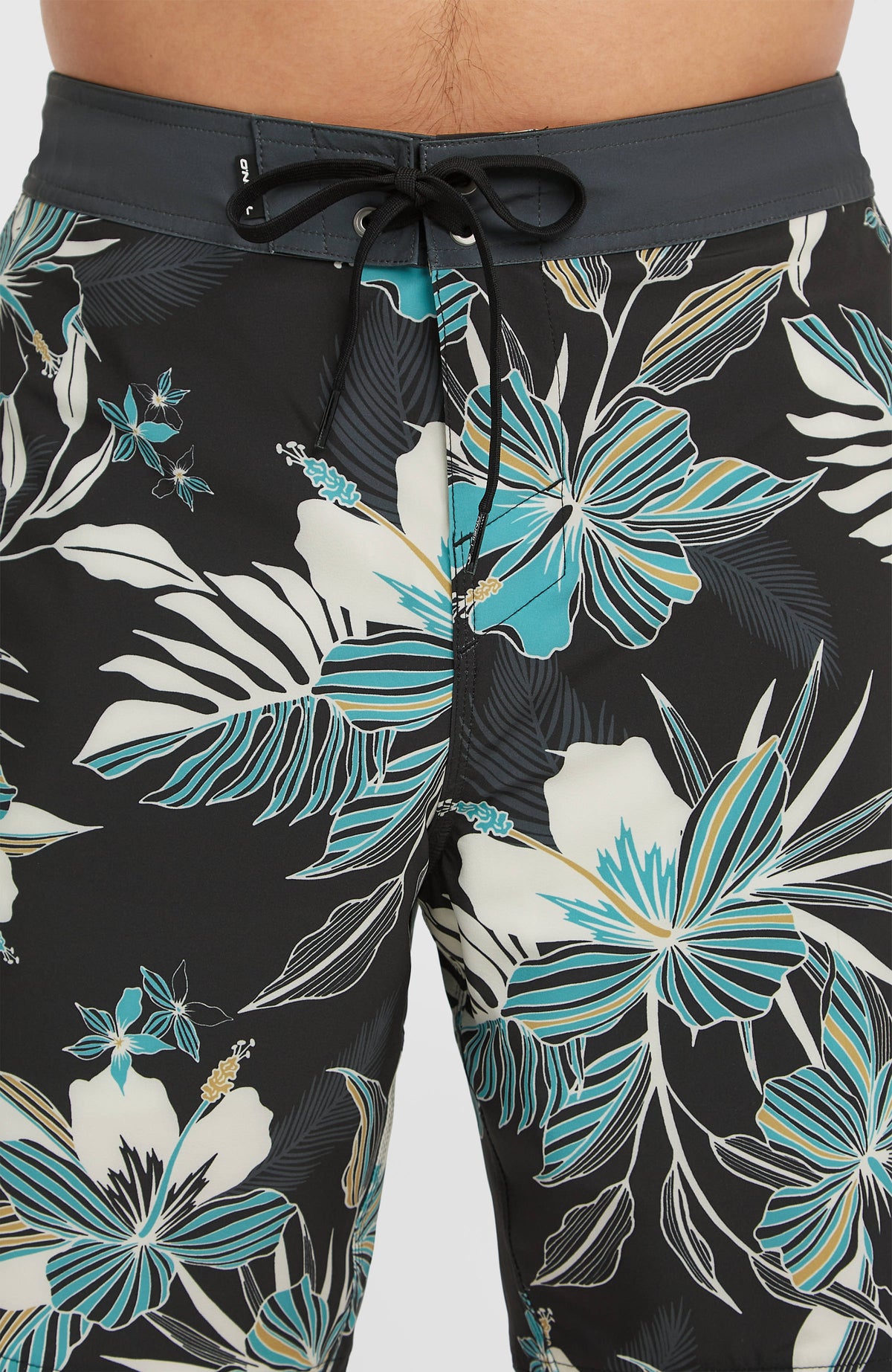 Hyperfreak Mysto Scallop 19'' boardshort | Black Mysto Scallop