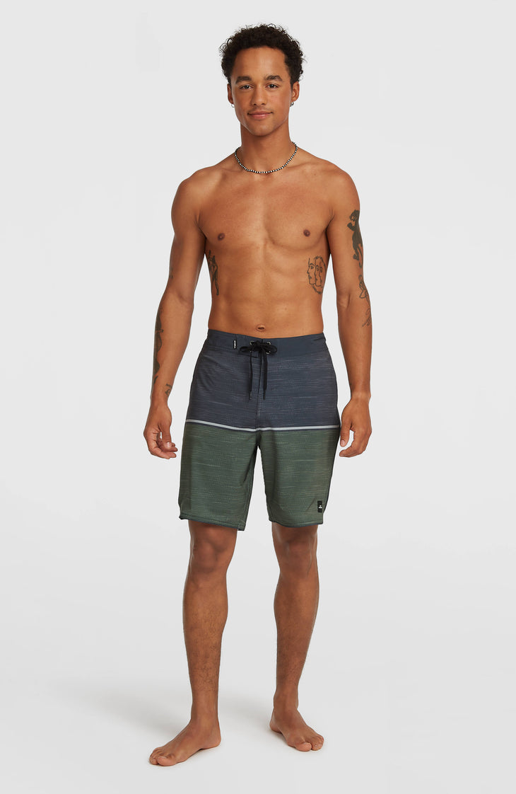 Hyperfreak Mysto Block 19'' boardshort | Dark Olive Mysto Block