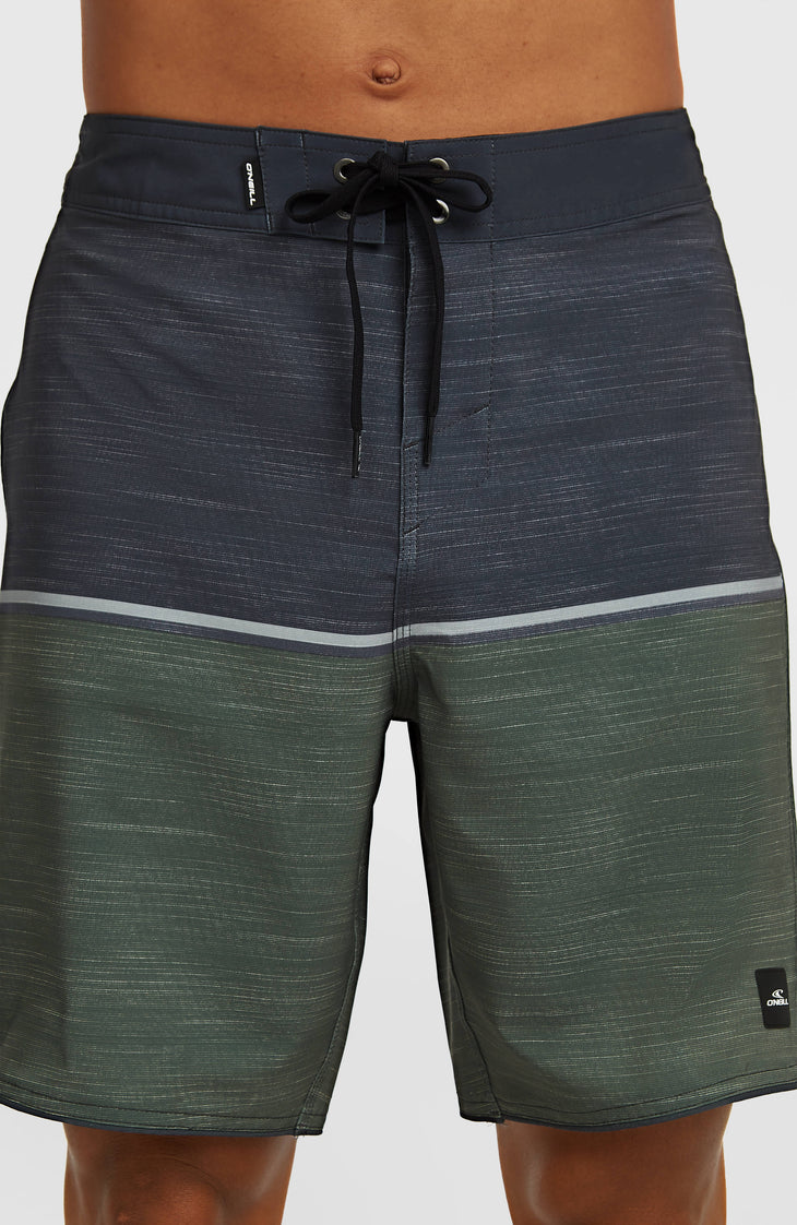 Hyperfreak Mysto Block 19'' boardshort | Dark Olive Mysto Block