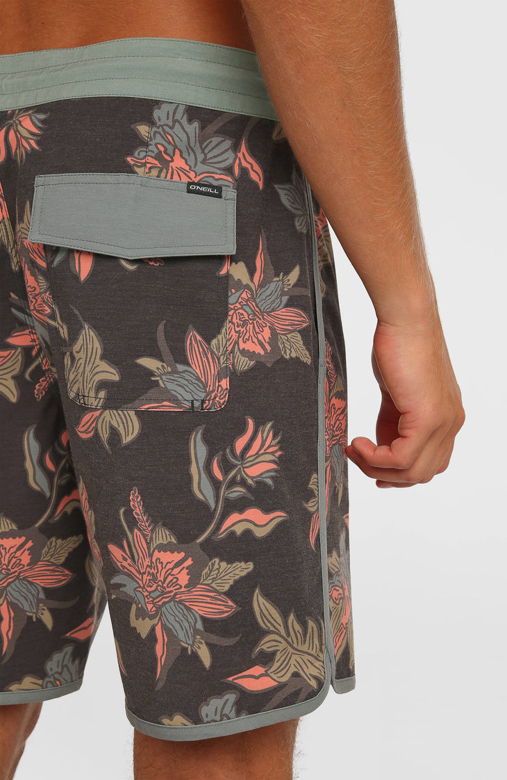 Cruzer Scallop 18'' boardshort | Black Cruzer Scallop