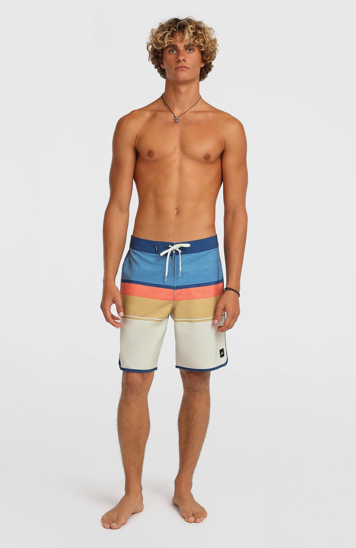 Lennox Scallop 19'' boardshort | Light Khaki Lennox Scallop