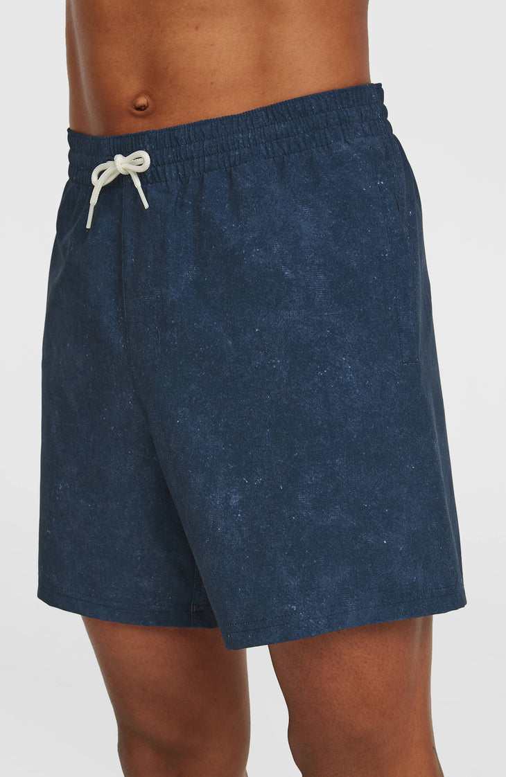 O'Riginals Cali Ocean 16'' zwembroek | Dark Blue Originals Acid Wash