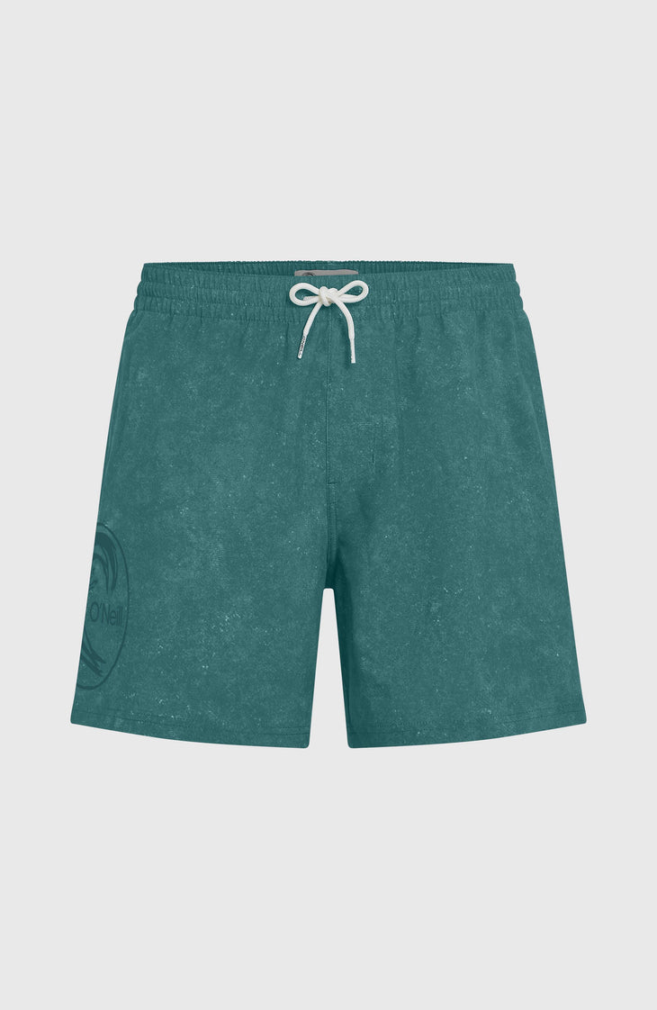 O'Riginals Cali Ocean 16'' zwembroek | Green Originals Acid Wash