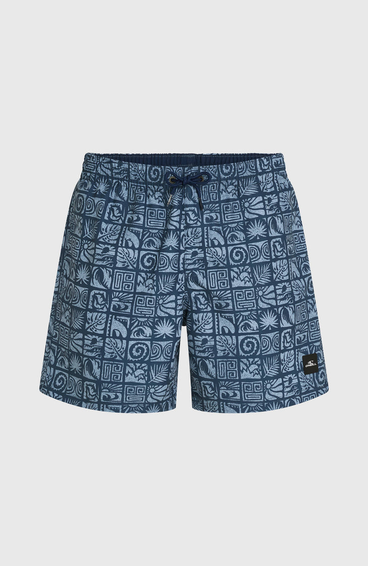 O'Neill Print 16'' zwembroek | Dark Blue Bricks