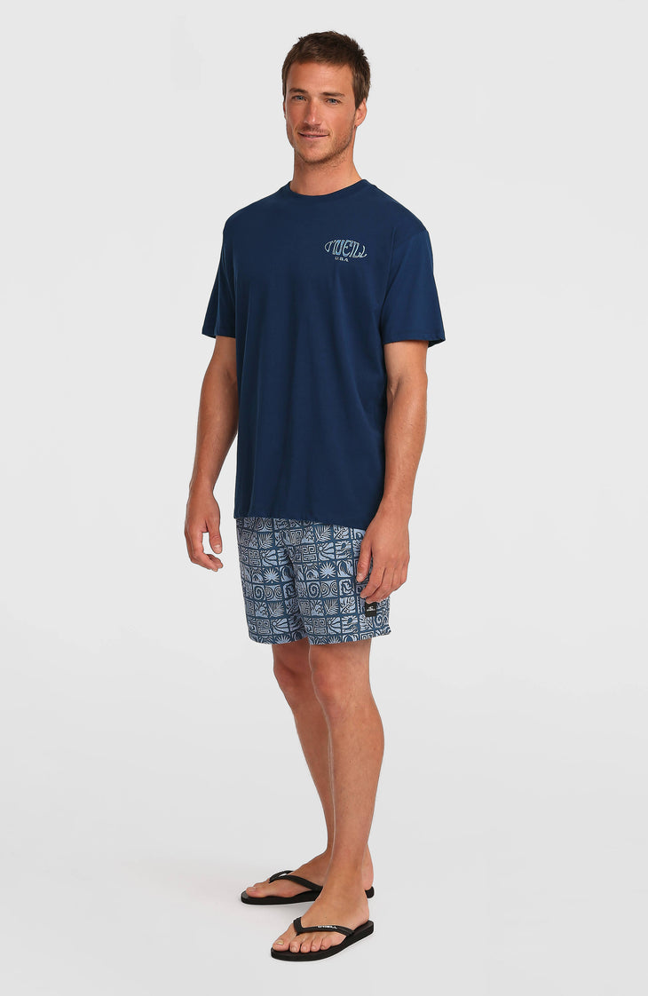 O'Neill Print 16'' zwembroek | Dark Blue Bricks