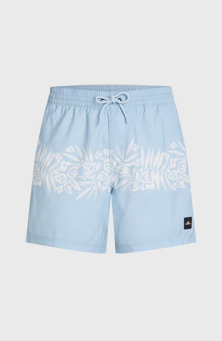 O'Neill Uni Flower 16'' zwembroek | Light Blue Tropical Stripe