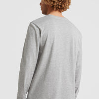 State Longsleeve T-shirt | Silver Melee