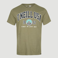 Surf State T-shirt | Deep Lichen Green