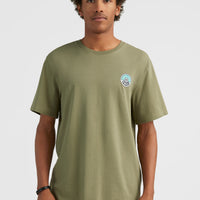 State Emblem T-shirt | Deep Lichen Green