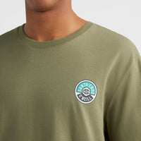 State Emblem T-shirt | Deep Lichen Green