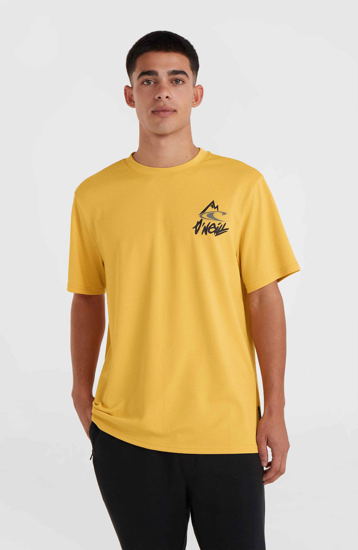 O'Neill Hybrid Logo Polygiene T-shirt | Golden Haze