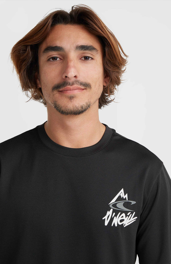 O'Neill Hybrid Logo Polygiene T-shirt | Black Out