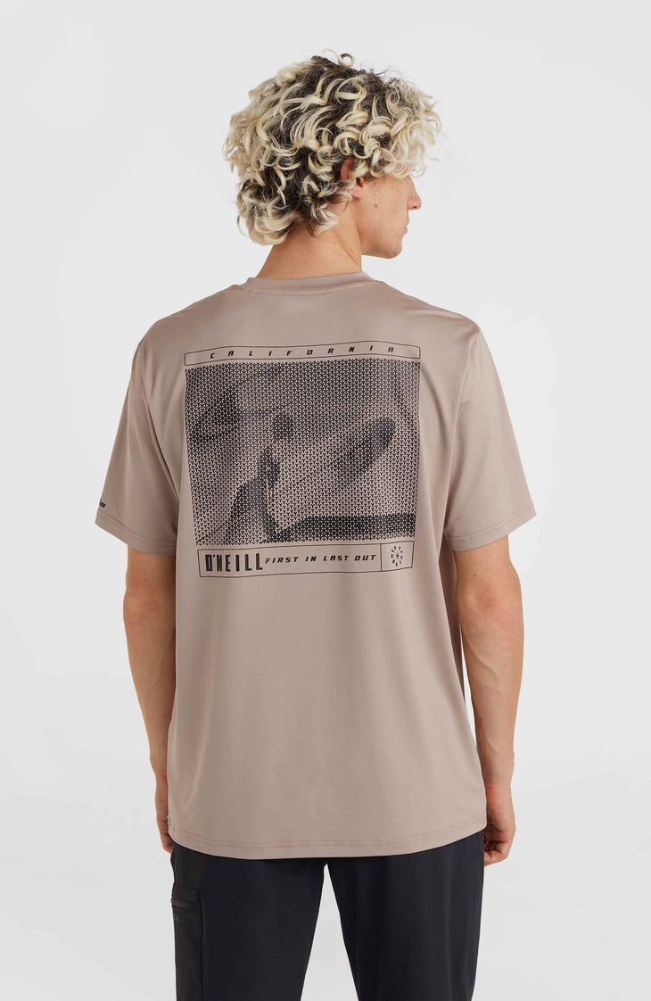 O'Neill TRVLR Series Photoprint Polygiene T-shirt | Pumpkin Smoke