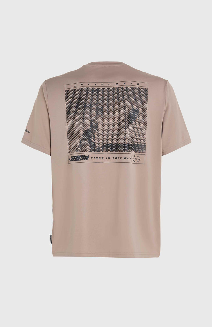 O'Neill TRVLR Series Photoprint Polygiene T-shirt | Pumpkin Smoke