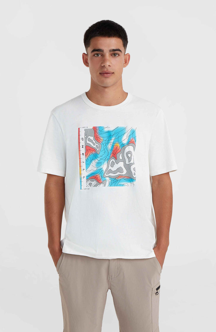 O'Neill TRVLR Series Pacific Polygiene T-shirt | Snow White