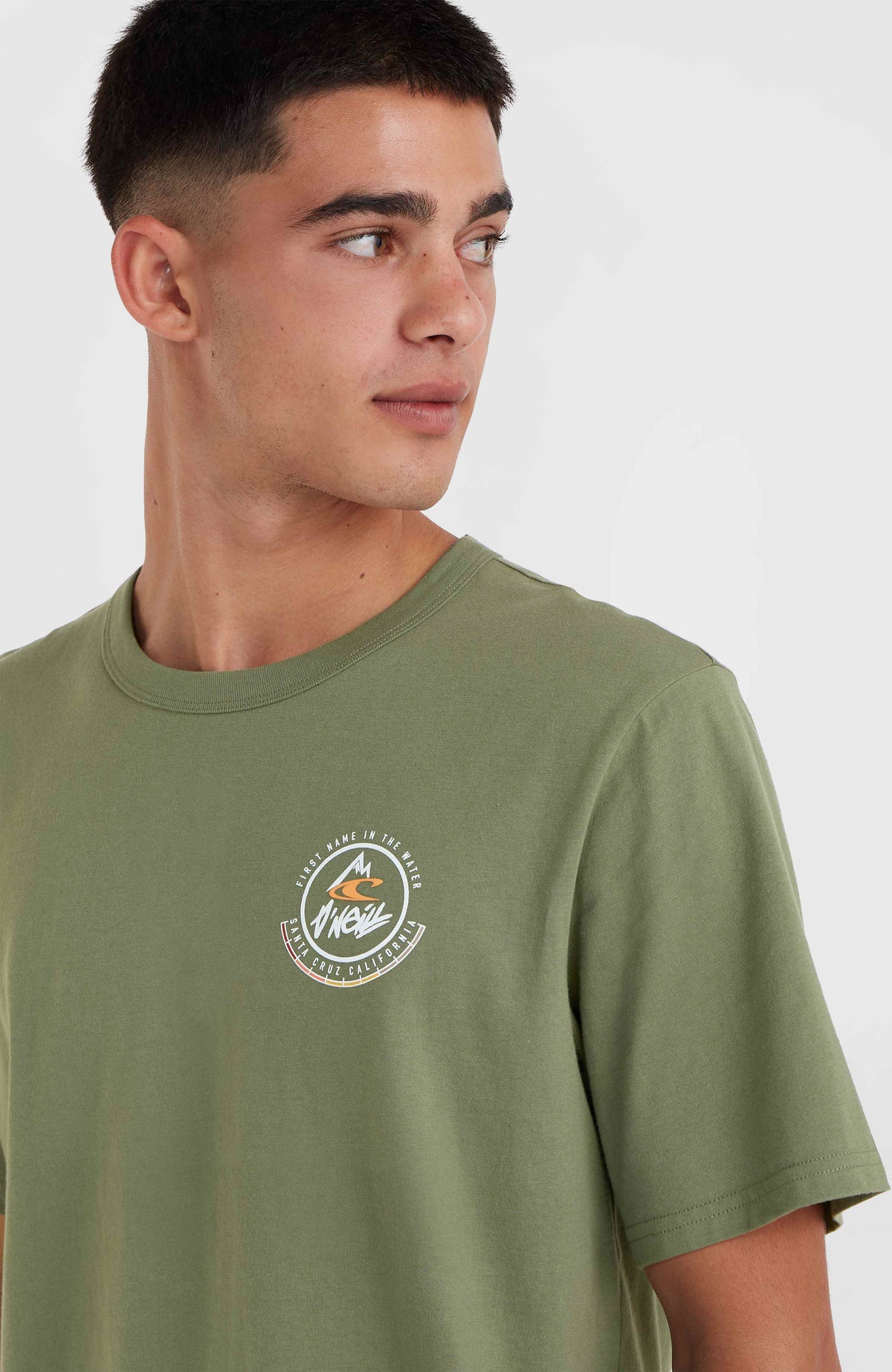 O'Neill TRVLR Series Back Print Polygiene T-shirt | Deep Lichen Green