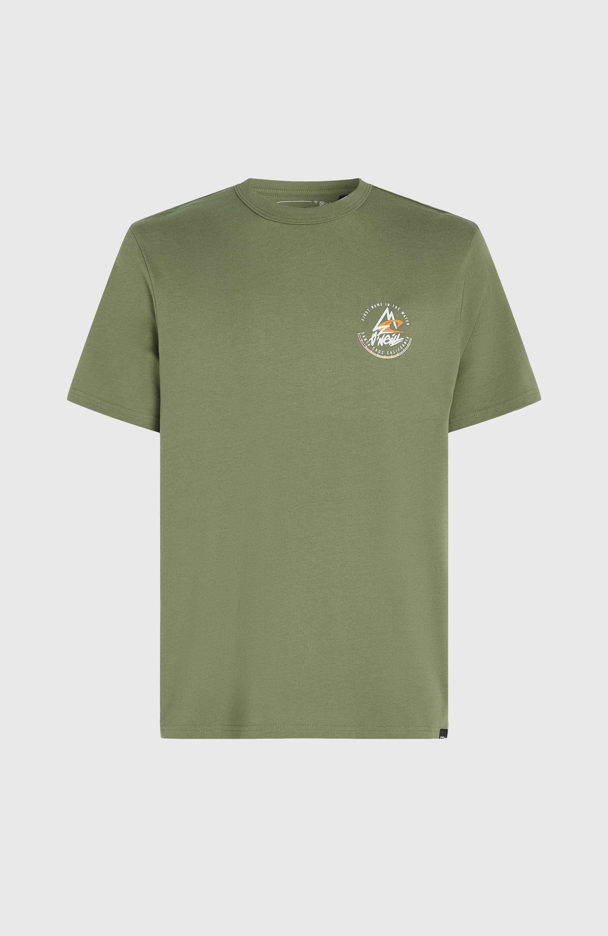 O'Neill TRVLR Series Back Print Polygiene T-shirt | Deep Lichen Green