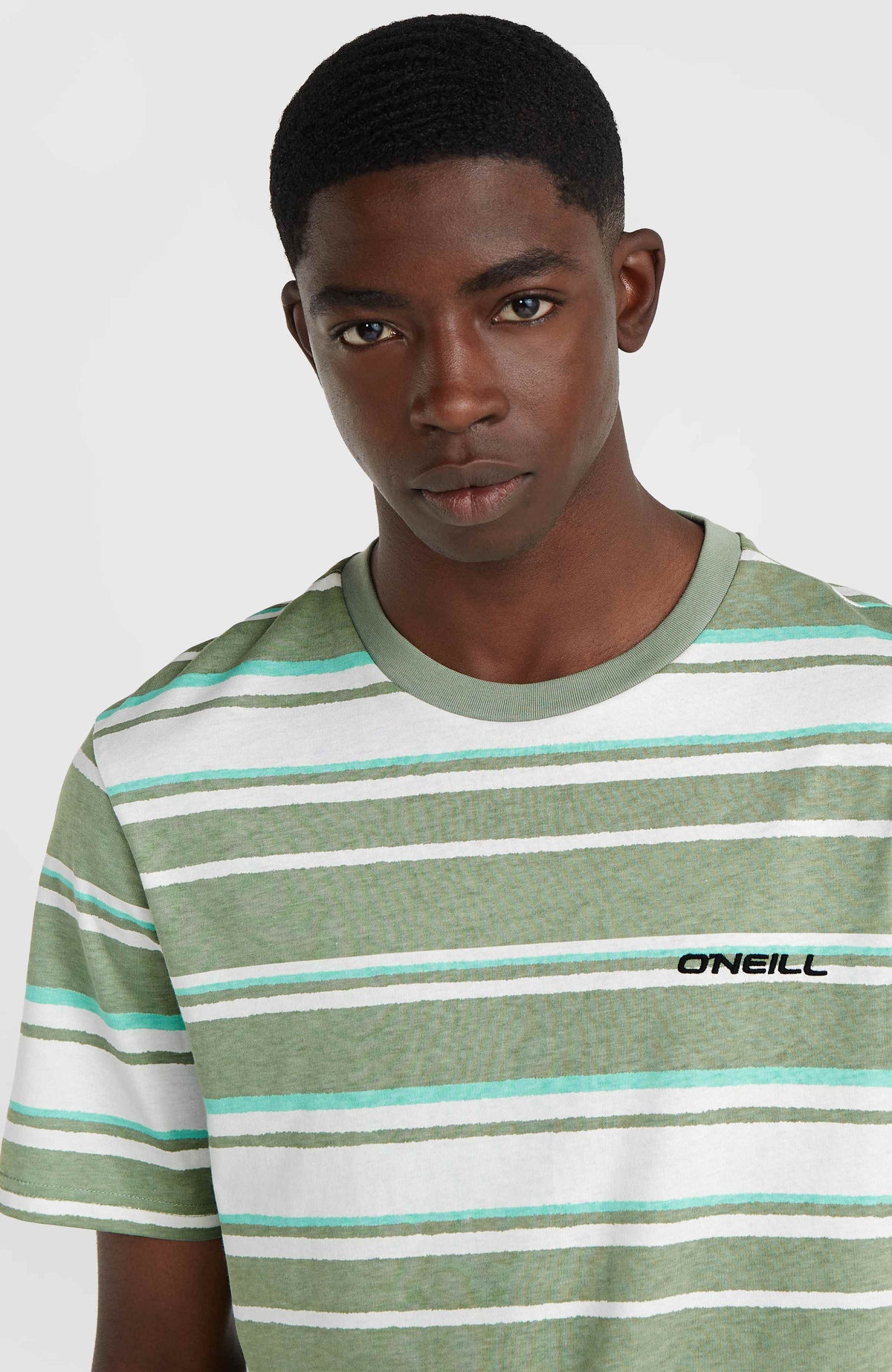Mix and Match Stripe T-shirt | Green Bold Stripes