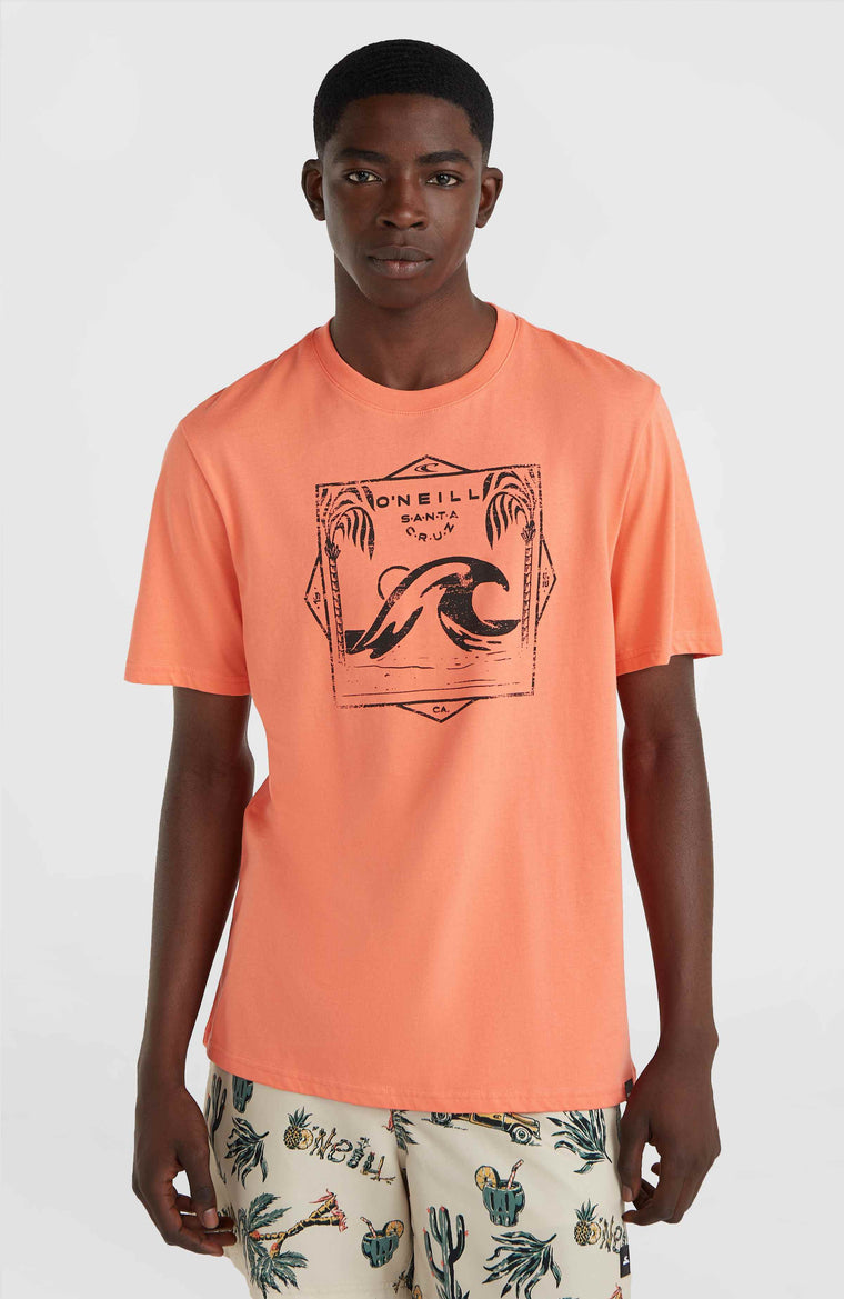Mix and Match Wave T-shirt | Living Coral