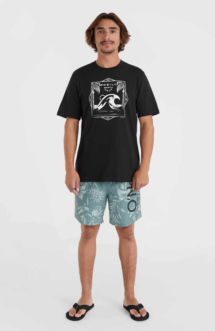 Mix and Match Wave T-shirt | Black Out