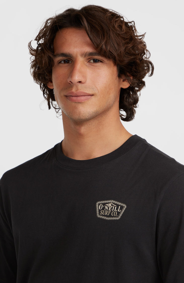 Small Chest Print T-shirt | Black Out