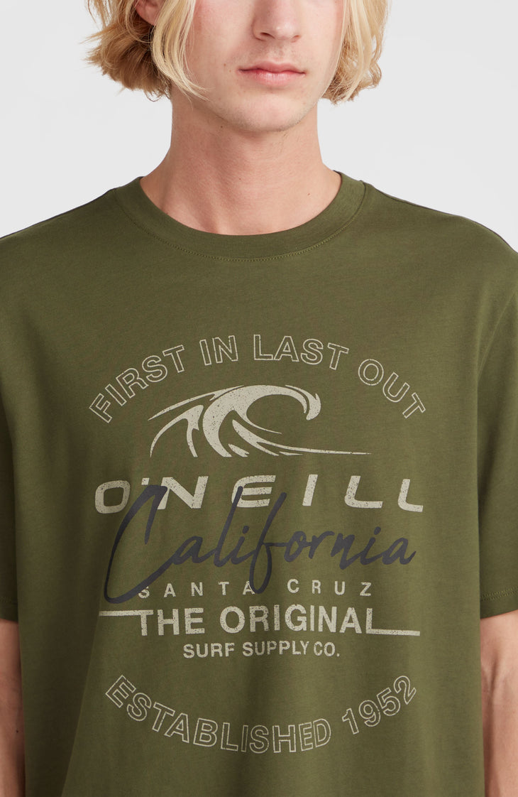 Cali Wave T-shirt | Forest Night