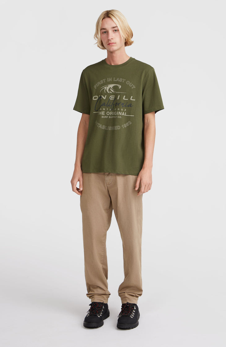 Cali Wave T-shirt | Forest Night