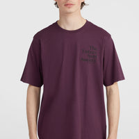 Future Surf Society T-shirt | Aubergine