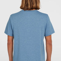 O'Riginals Hybrid Polygiene Graphic T-shirt | Copen Blue