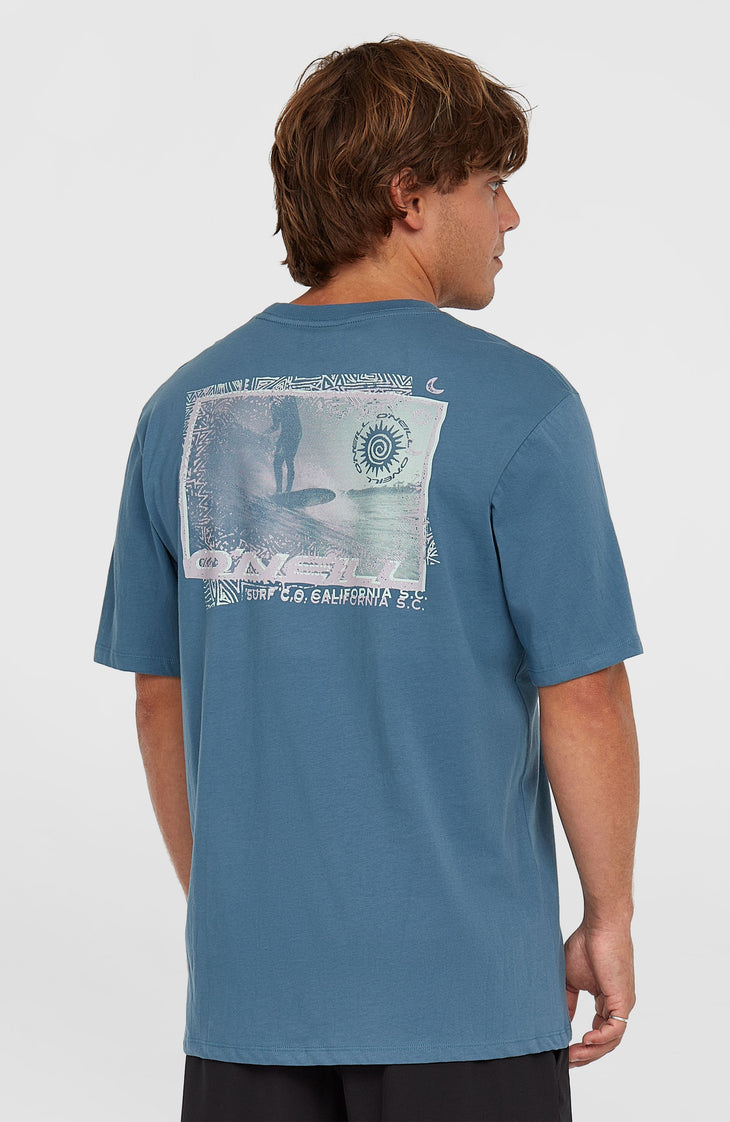 Photo Print T-shirt | Copen Blue