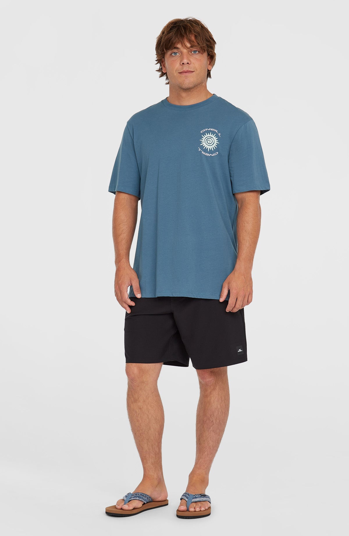 Photo Print T-shirt | Copen Blue