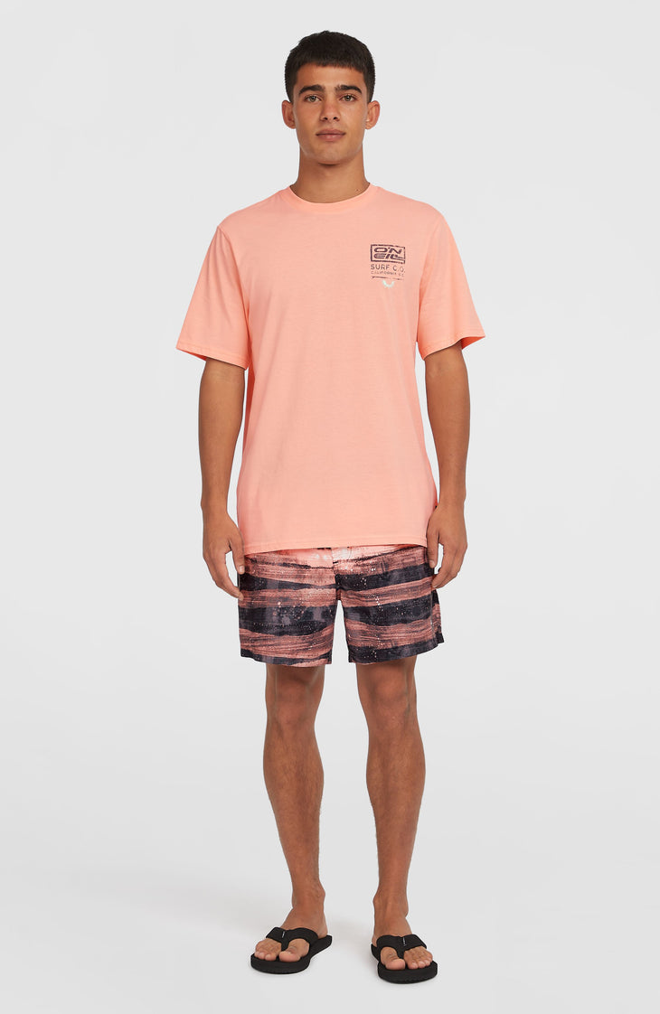 Retro Graphic T-shirt | Coral Pop