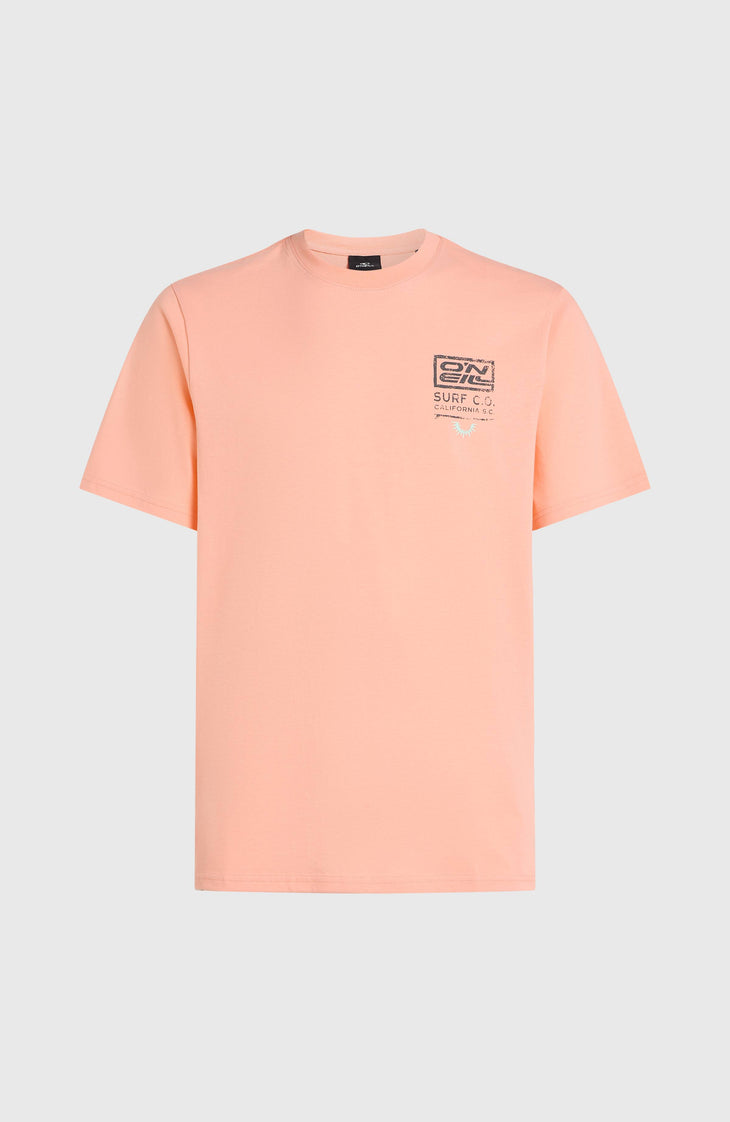 Retro Graphic T-shirt | Coral Pop
