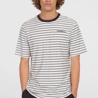 Yarn Stripe T-shirt | White Cali Stripe