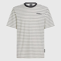 Yarn Stripe T-shirt | White Cali Stripe