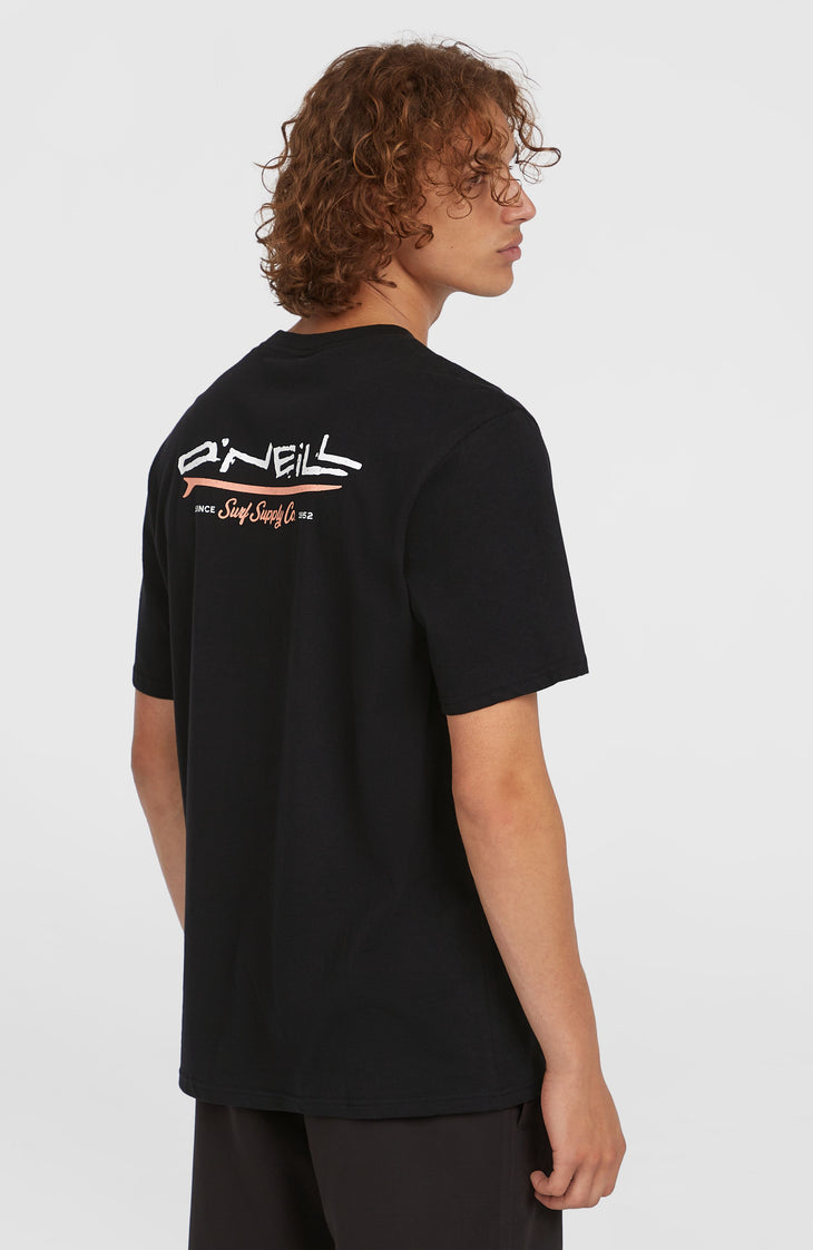 Retro Back Print T-shirt | Black Out
