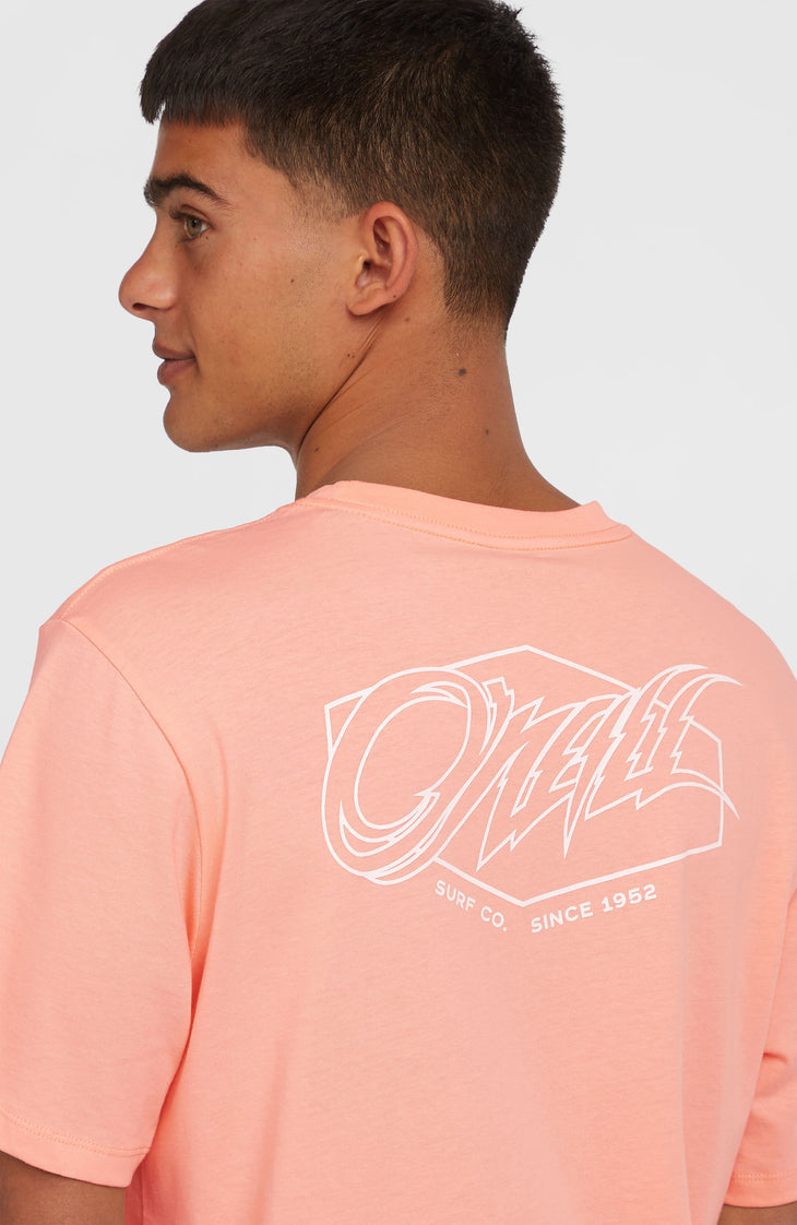 Box Logo T-shirt | Coral Pop