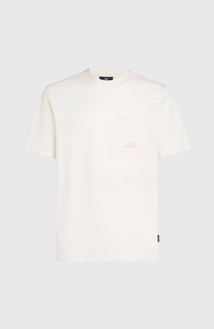 Slub Chest Pocket T-shirt | Snow White