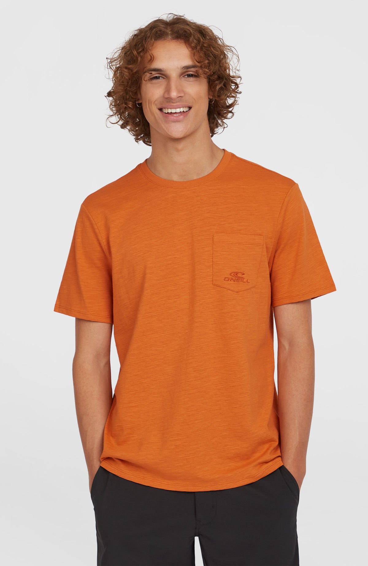 Slub Chest Pocket T-shirt | Cinnamon Stick
