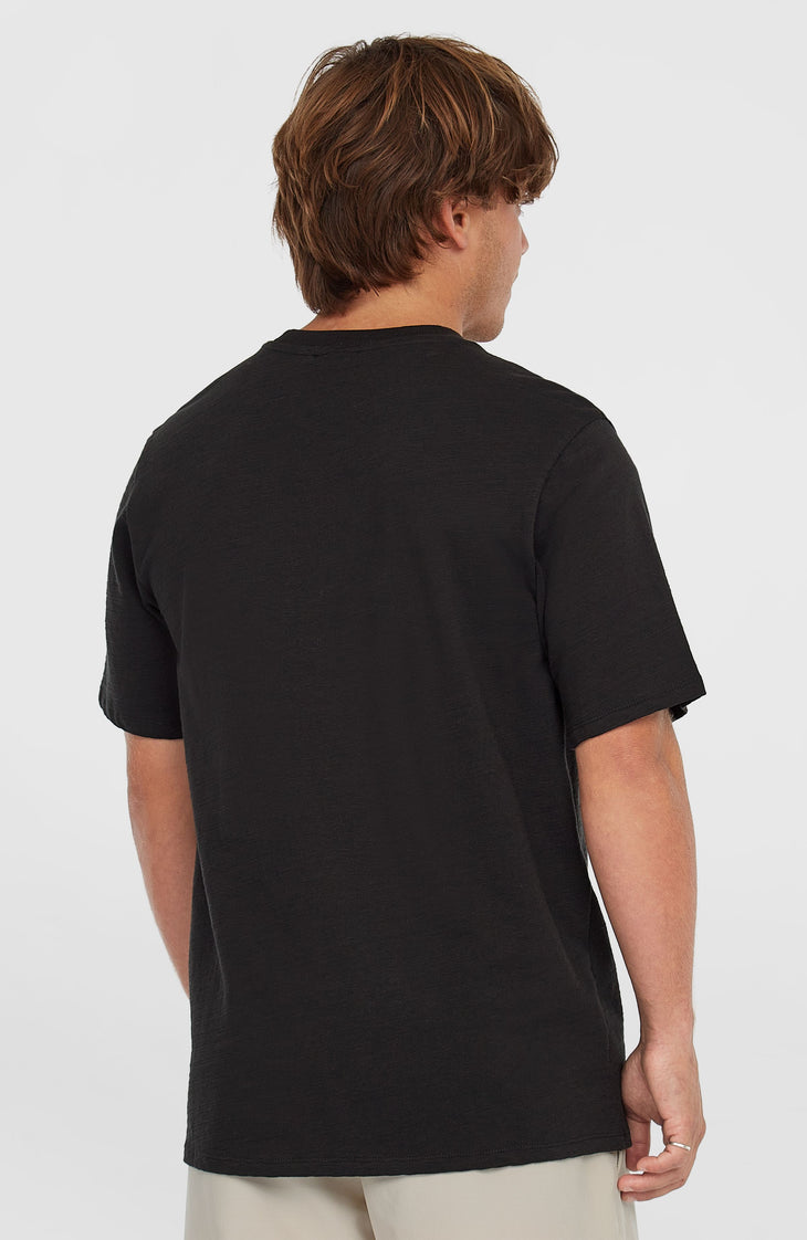 Slub Chest Pocket T-shirt | Black Out